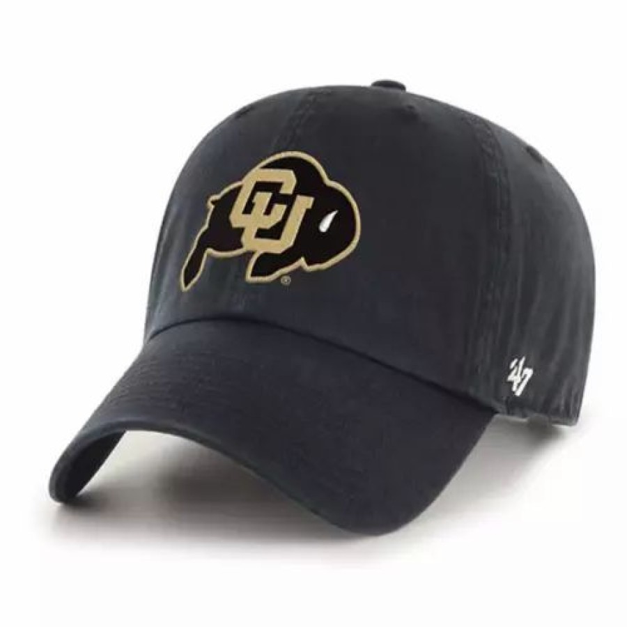 * 47 Brand 47 Brand Colorado Buffaloes Coach Prime Cleanup Hat Black College Hats & Caps