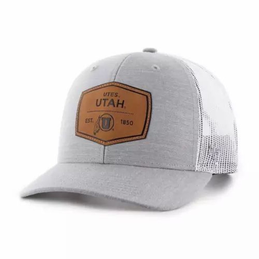 * 47 Brand 47 Brand Utah Utes Tanyard Truck Hat Grey College Hats & Caps