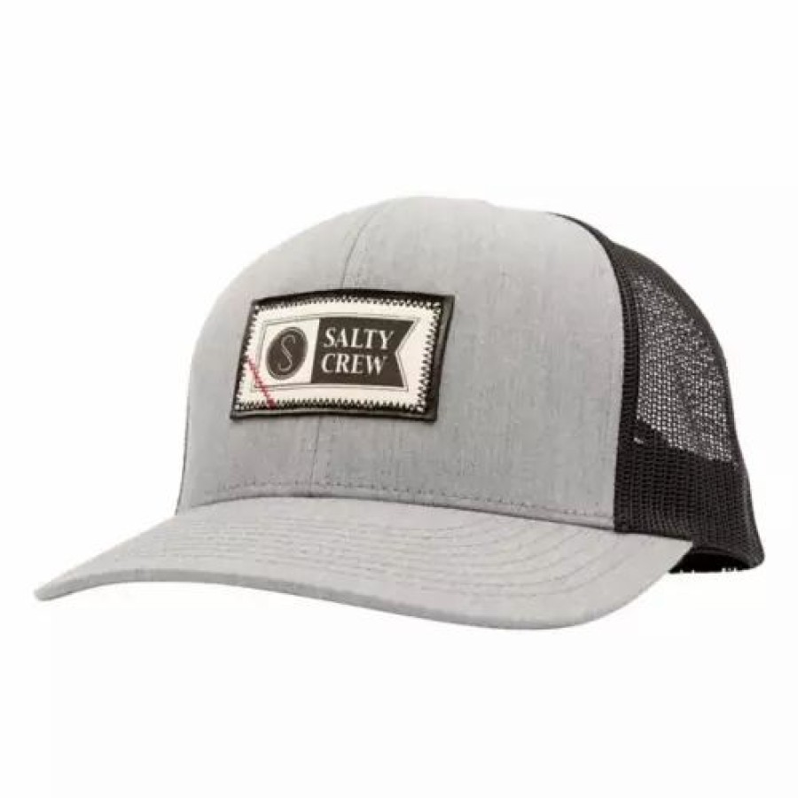 * Adult Salty Crew Topstitch Retro Trucker Snapback Hat Hats & Caps