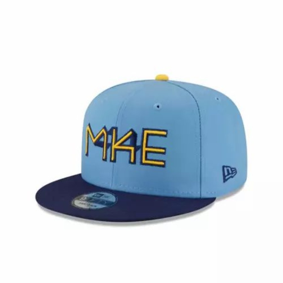 * New Era Milwaukee Brewers City Connect 9Fifty Snapback Hat Navy Mlb Hats & Caps