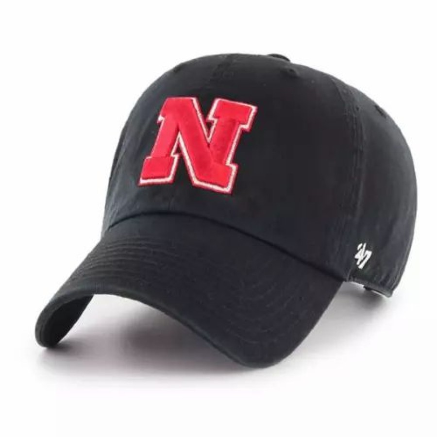 * 47 Brand 47 Brand Nebraska Cornhuskers Logo Cleanup Hat College Hats & Caps