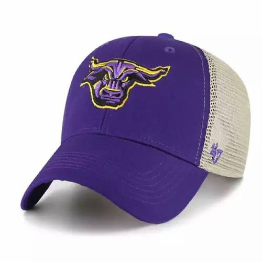 * 47 Brand 47 Brand Minnesota State Mavericks Flagship Hat Purple College Hats & Caps