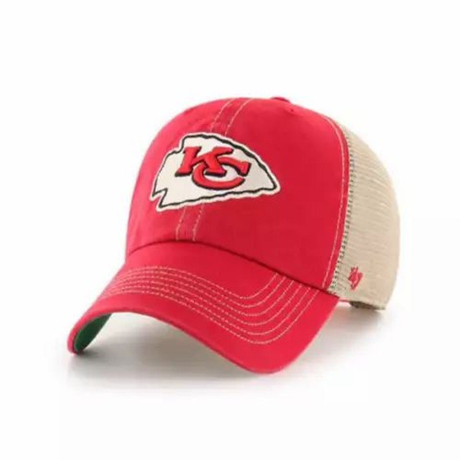 * 47 Brand 47 Brand Kansas City Chiefs Trawler Adjustable Hat Red Nfl Hats & Caps