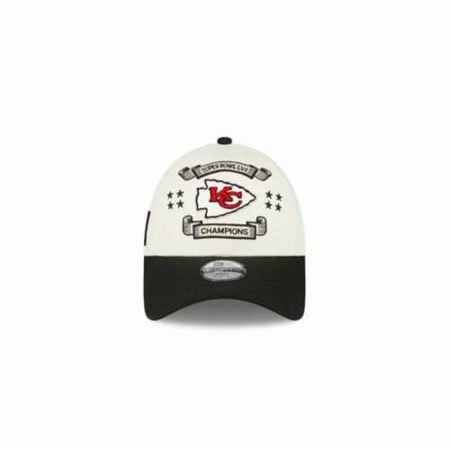 * New Era Kids' Kansas City Chiefs Super Bowl Lvii Champions 9Forty Adjustable Hat White Nfl Hats & Caps