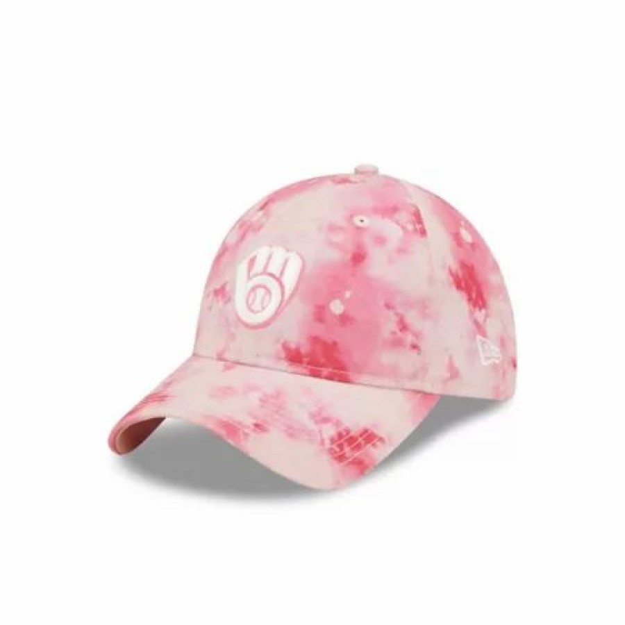 * New Era Women'S Milwaukee Brewers 2022 Mothers Day 9Twenty Adjustable Hat Pink Mlb Hats & Caps