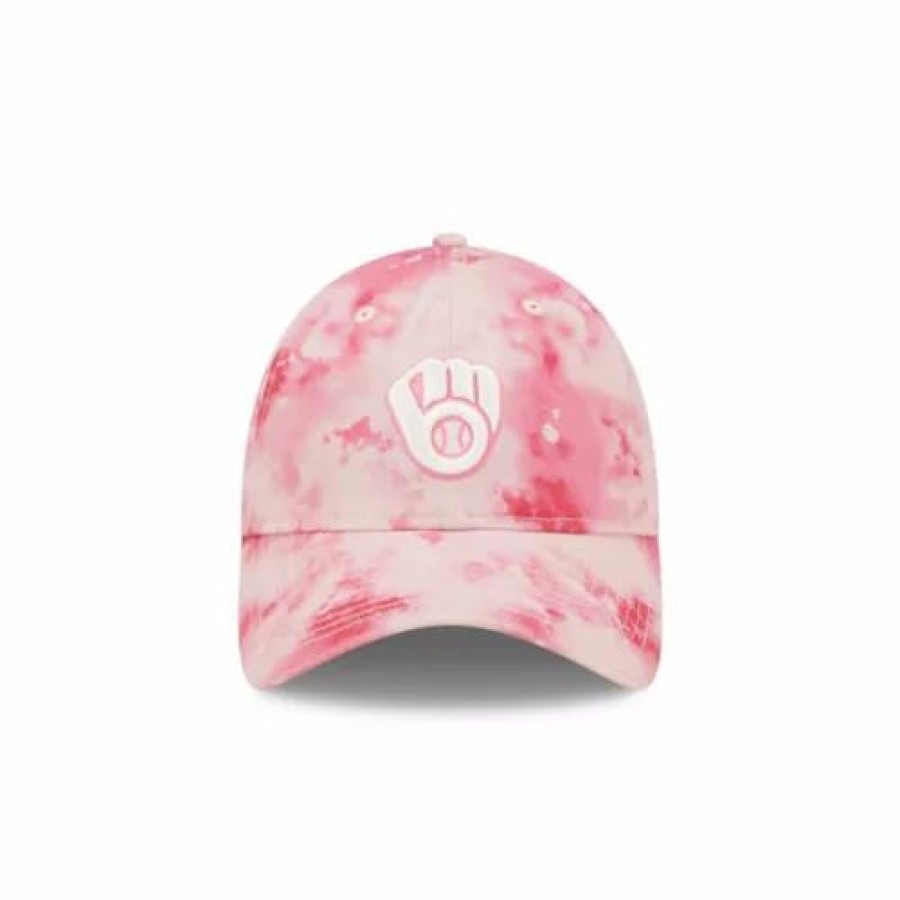 * New Era Women'S Milwaukee Brewers 2022 Mothers Day 9Twenty Adjustable Hat Pink Mlb Hats & Caps