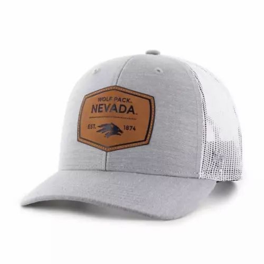 * 47 Brand 47 Brand Nevada Wolf Pack Tanyard Truck Hat Grey College Hats & Caps