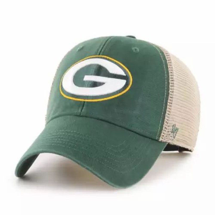 * 47 Brand 47 Brand Green Bay Packers Mvp Flagship Adjustable Hat Dark Green Nfl Hats & Caps