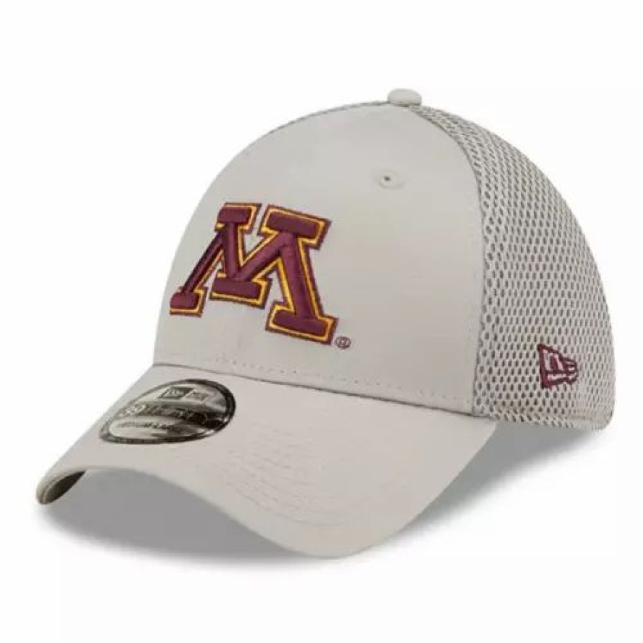 * New Era Minnesota Golden Gophers Team Neo Hat Grey Heather College Hats & Caps