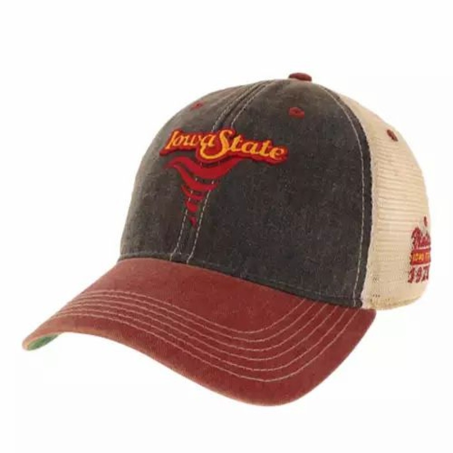 * Legacy Athletic Iowa State Cyclones Tornado Hat Black College Hats & Caps