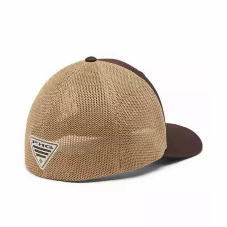 * Adult Columbia Phg Logo Mesh Flexfit Hat Hats & Caps