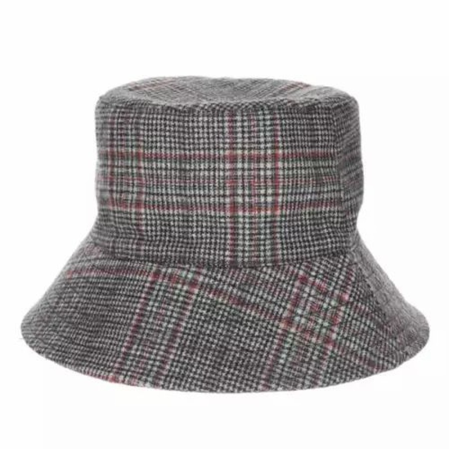 * Women'S Dorfman-Pacific Morelia Assorted Bucket Hat Grey Hats & Caps ...