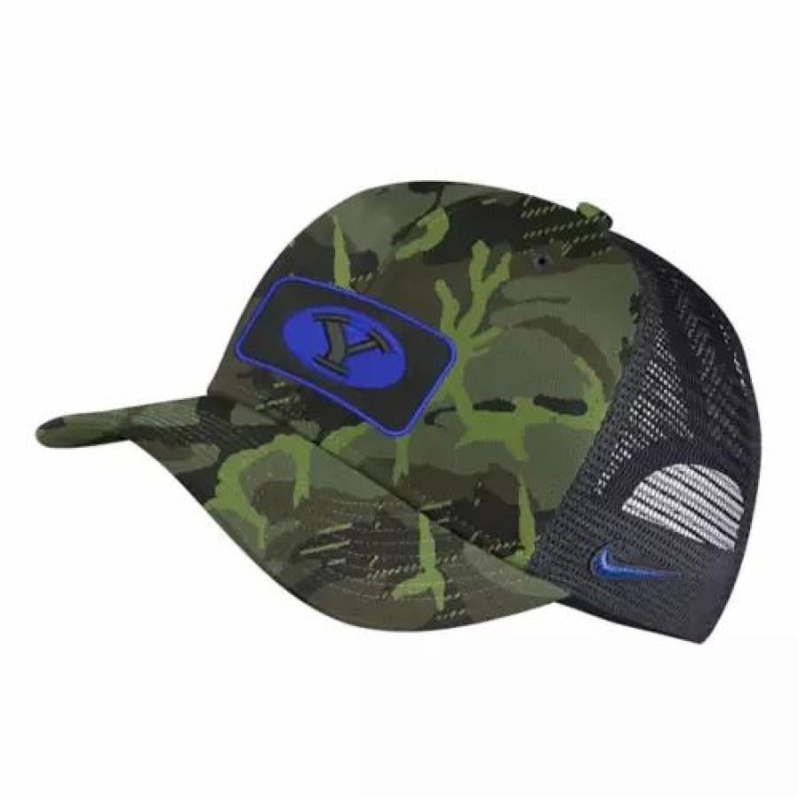 * Nike Byu Cougars Military Hat Camo College Hats & Caps