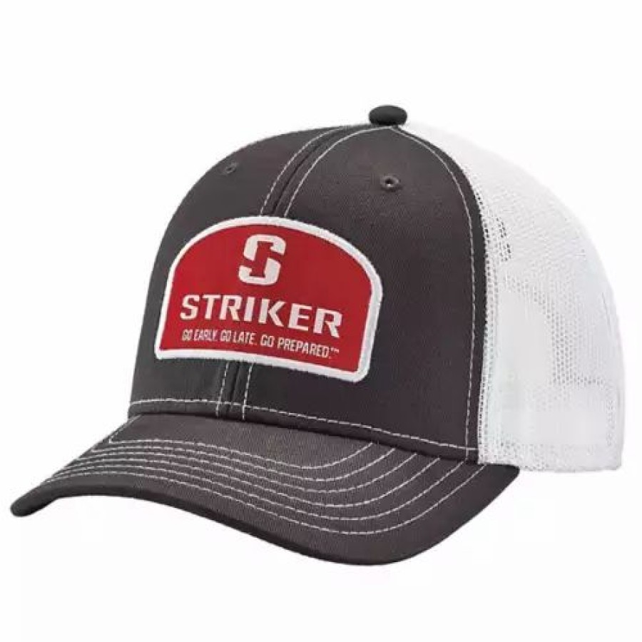 * Adult Striker Logo Patch Trucker Snapback Hat Hats & Caps