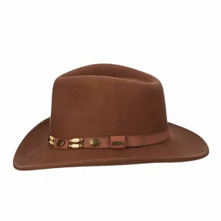 * Men'S Dorfman-Pacific Knoxville Outback Cowboy Hat Hats & Caps