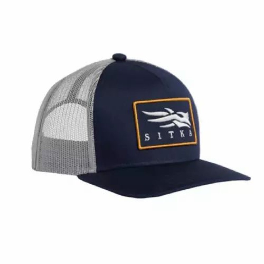 * Men'S Sitka Icon Patch Hi Pro Trucker Adjustable Hat Eclipse Hats & Caps