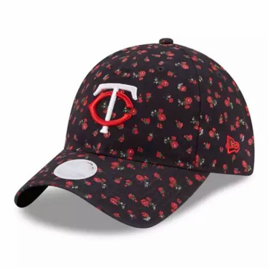 * New Era Women'S Minnesota Twins 2021 Floral 9Twenty Hat Navy Mlb Hats & Caps