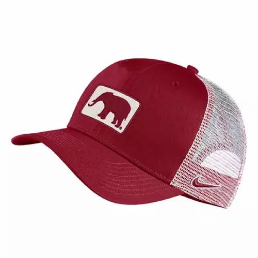 * Nike Alabama Tide Classic 99 Trucker Hat Crimson College Hats & Caps