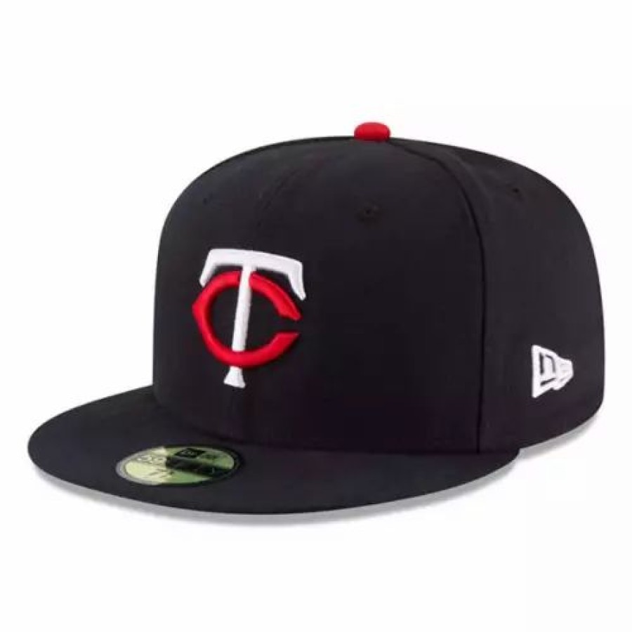 * New Era Minnesota Twins On Field Hat Navy Mlb Hats & Caps