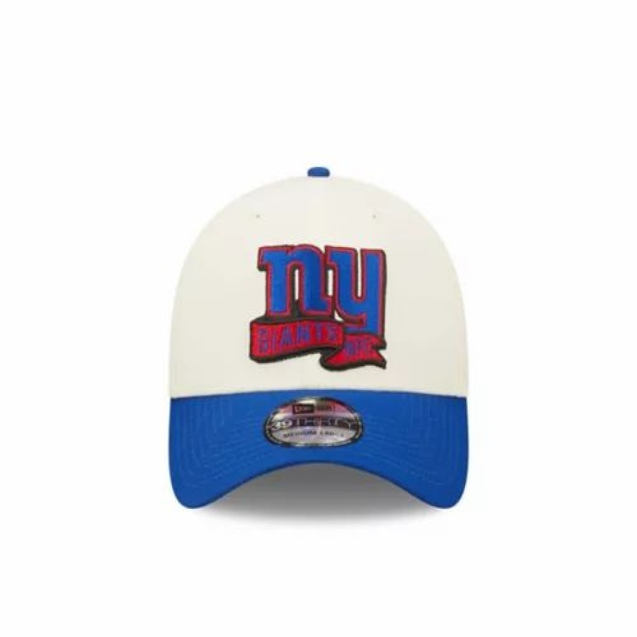 * New Era New York Giants 2022 Sideline 39Thirty Stretch Fit Hat Cream Nfl Hats & Caps