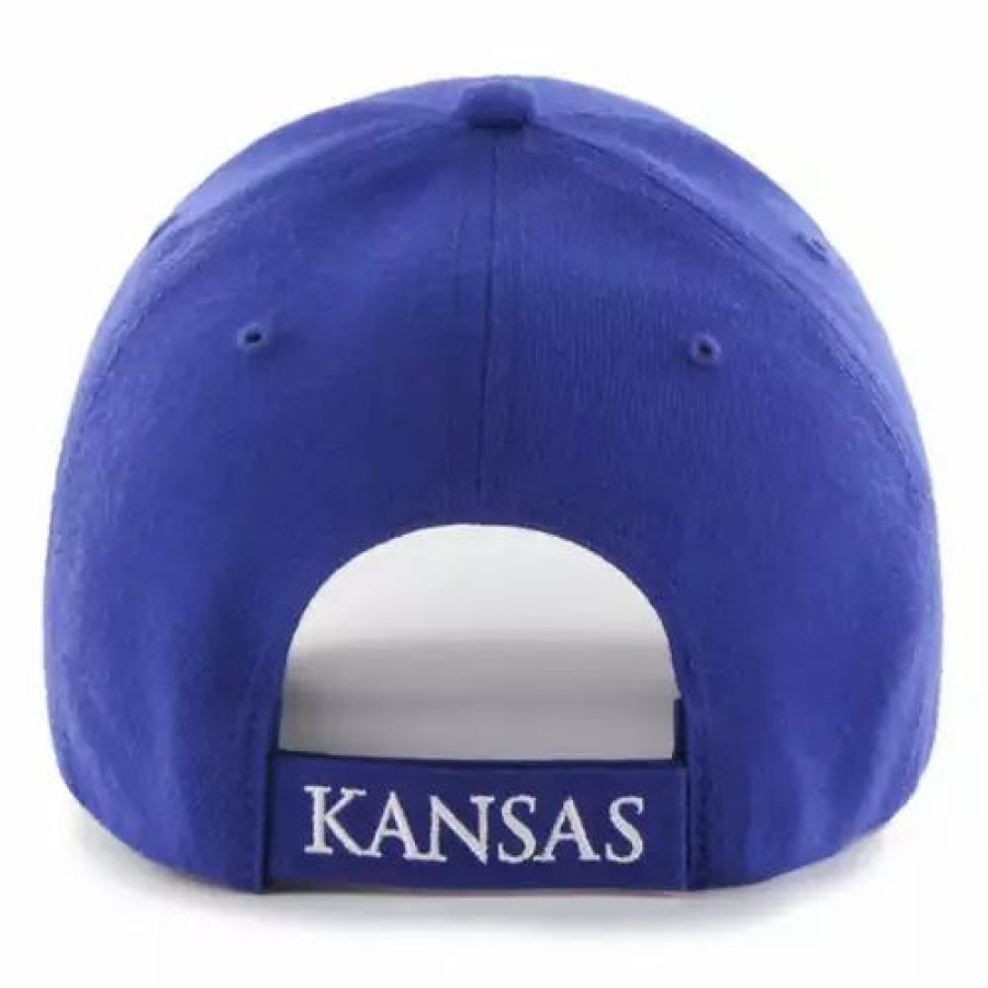 * 47 Brand 47 Brand Kansas Jayhawks Mvp Hat Royal College Hats & Caps