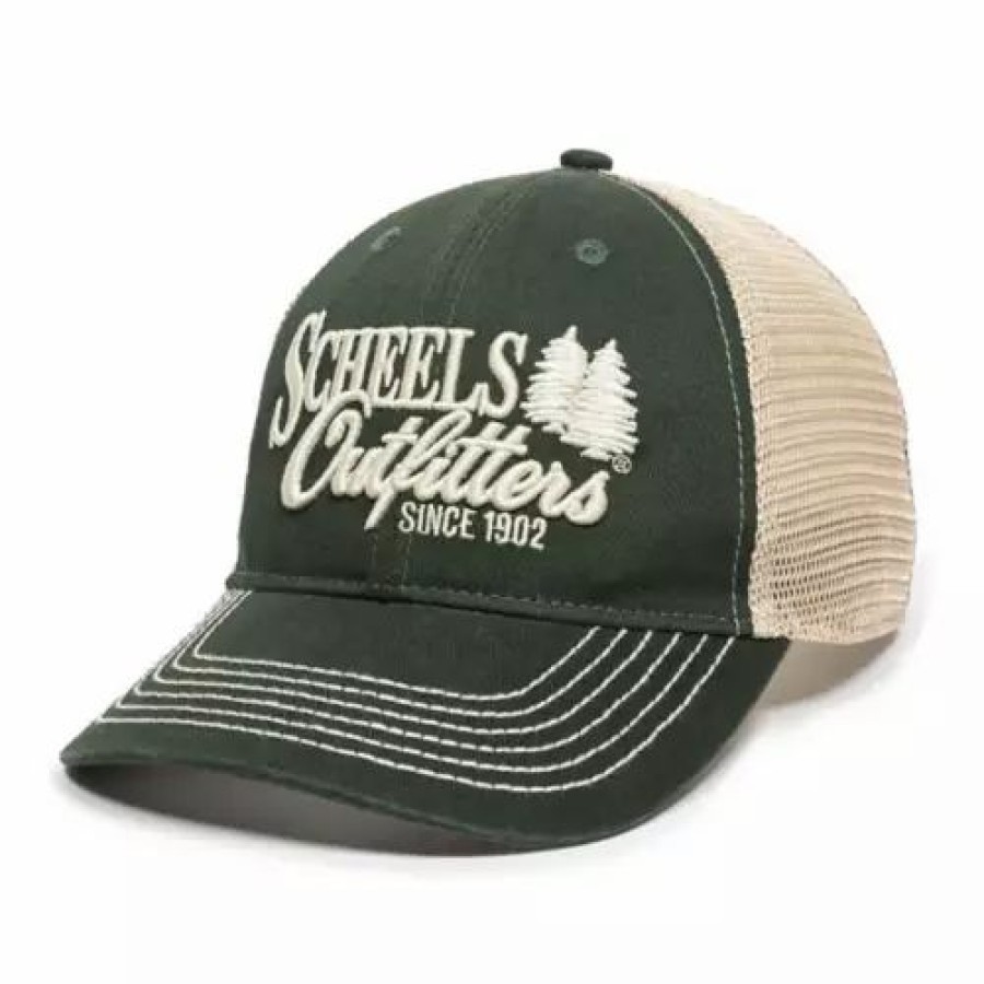 * Men'S Scheels Outfitters Forest Logo Snapback Hat Hats & Caps