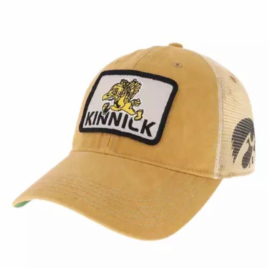 * Legacy Athletic Iowa Hawkeyes America Needs Farmers Tucker Hat Yellow College Hats & Caps