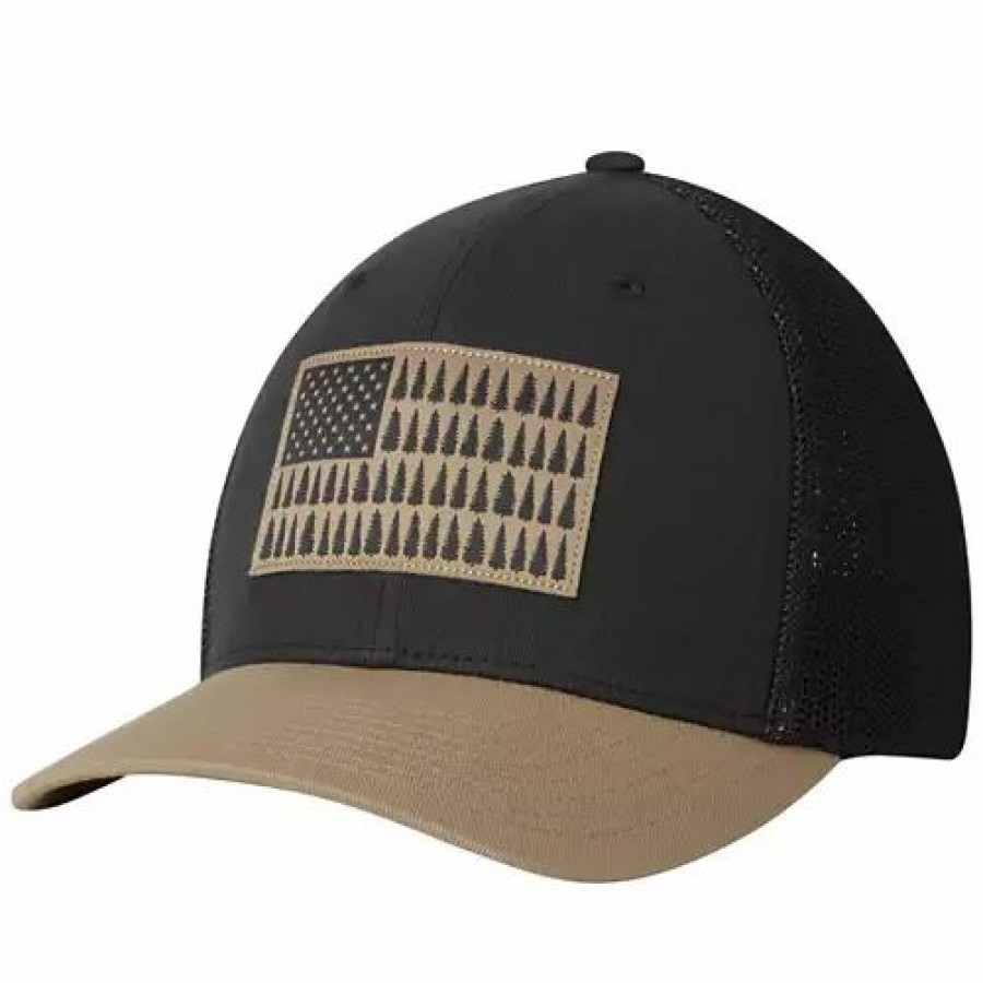 * Adult Columbia Mesh Tree Flag Flexfit Hat Hats & Caps