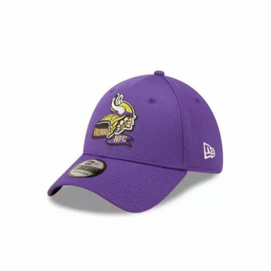 * New Era Minnesota Vikings 2022 Sideline Coaches 39Thirty Stretch Fit Hat Purple Nfl Hats & Caps