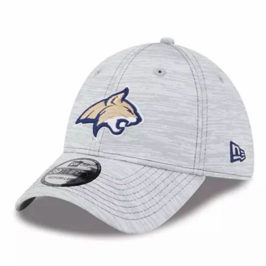 * New Era Montana State Bobcats 3930 Speed Hat Silver College Hats & Caps