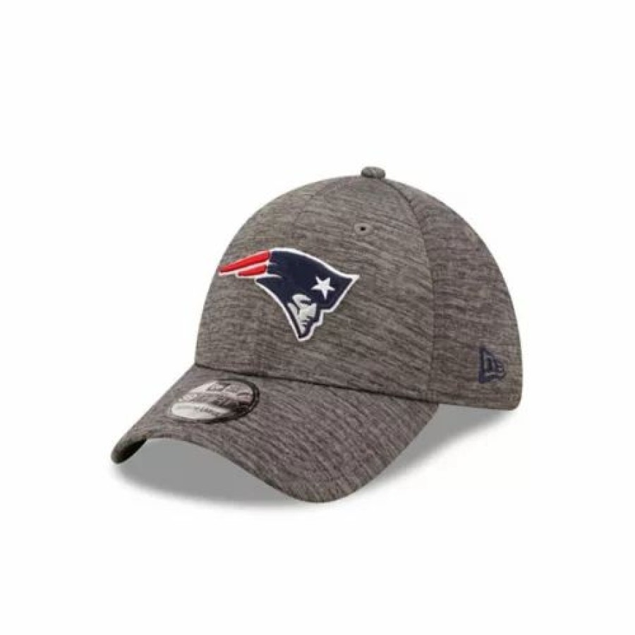 * New Era New England Patriots Essential 39Thirty Flex Fit Hat Grey Heather Nfl Hats & Caps