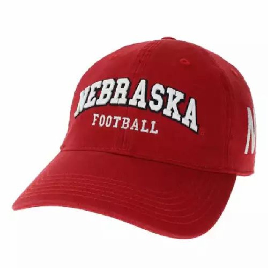 * Legacy Nebraska Cornhuskers Old Sport Football Hat Red College Hats & Caps