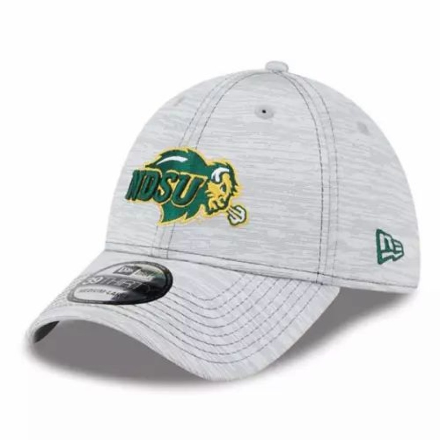 * New Era North Dakota State Bison 3930 Speed Hat Silver College Hats & Caps