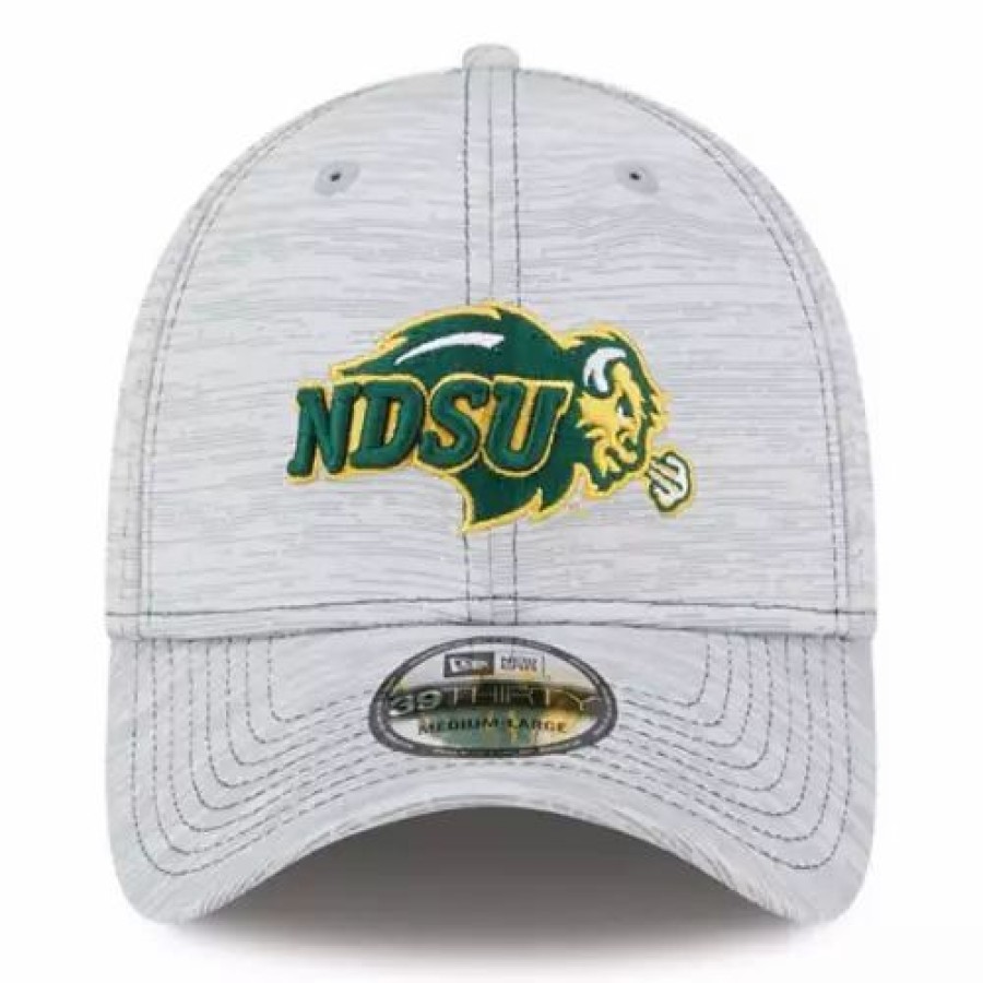 * New Era North Dakota State Bison 3930 Speed Hat Silver College Hats & Caps