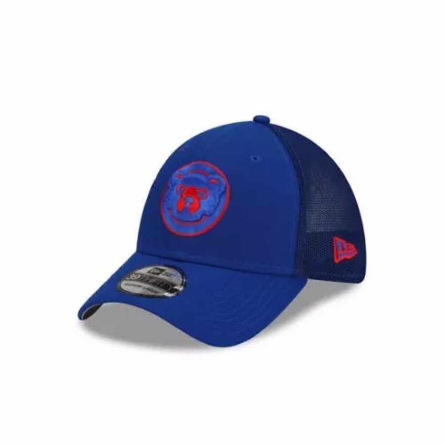 * New Era Chicago Cubs 2022 Batting Practice 39Thirty Stretch Fit Hat Royal Mlb Hats & Caps