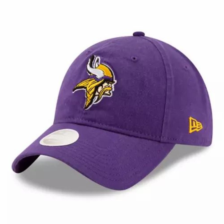 * New Era Minnesota Vikings Core Classic 9Twenty Adjustable Hat Purple Nfl Hats & Caps