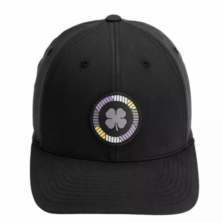 * Men'S Clover Upload Golf Snapback Hat Black Hats & Caps