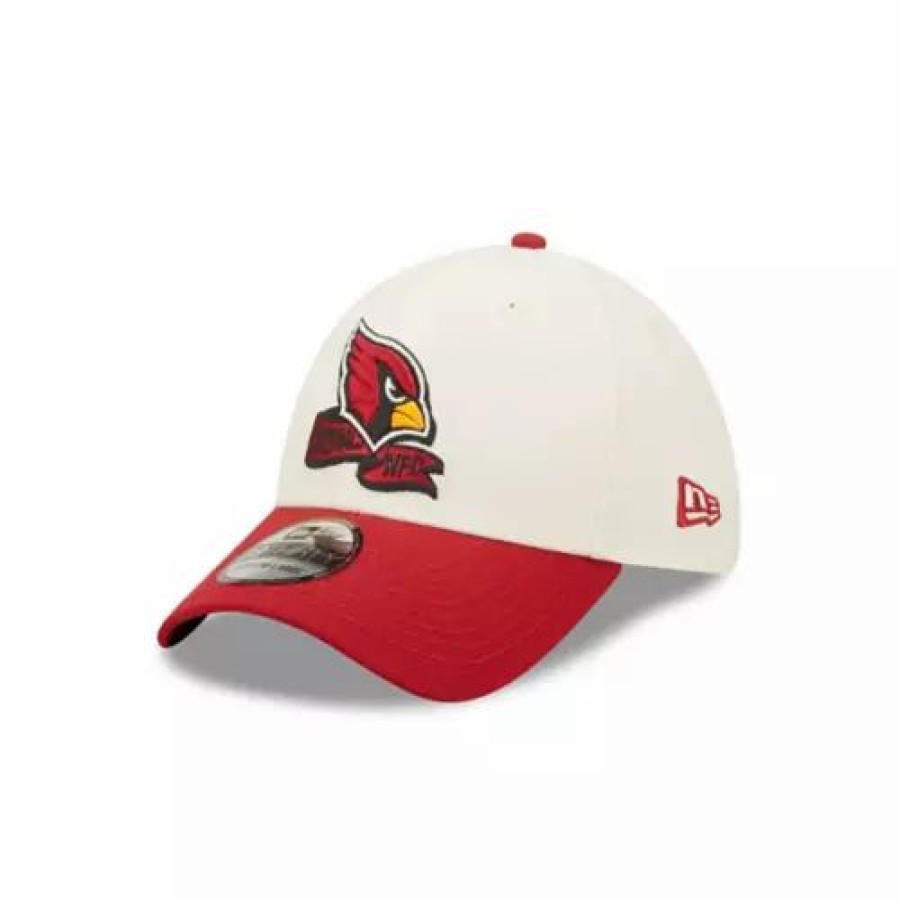 * New Era Arizona Cardinals 2022 Sideline 39Thirty Stretch Fit Hat Cream Nfl Hats & Caps