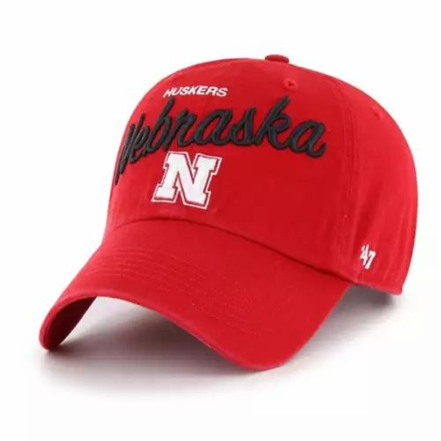 * 47 Brand 47 Brand Women'S Nebraska Cornhuskers Phoebe Hat Red/Black College Hats & Caps