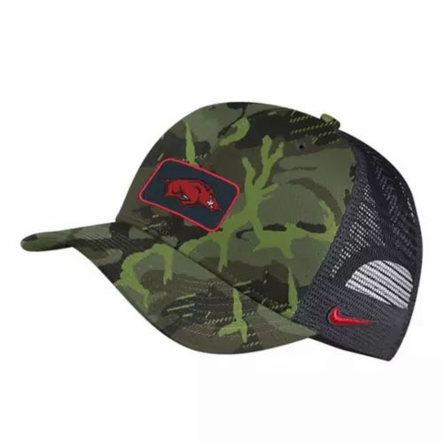 * Nike Arkansas Razorbacks Military Hat Camo College Hats & Caps