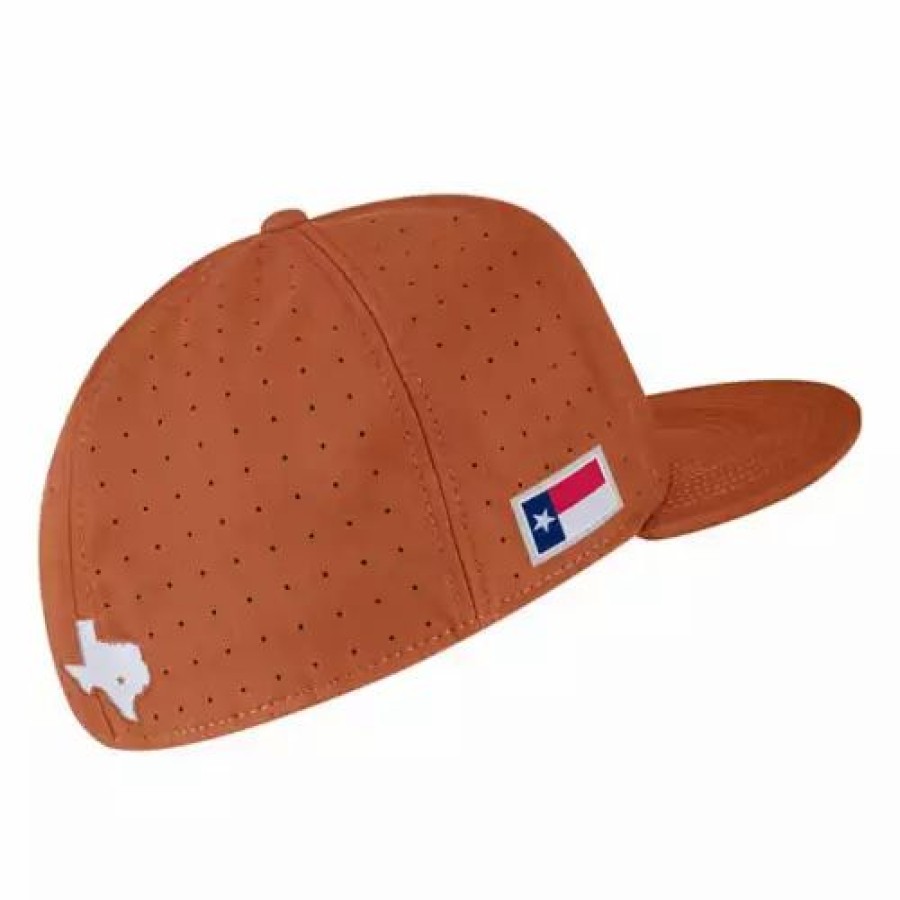 * Nike Texas Longhorns True Baseball Hat Orange College Hats & Caps