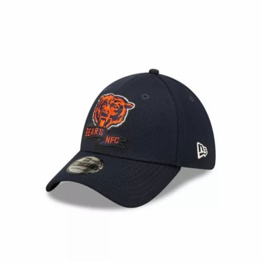 * New Era Chicago Bears 2022 Sideline Coaches 39Thirty Stretch Fit Hat Navy Nfl Hats & Caps