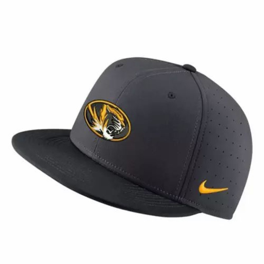 * Nike Missouri Tigers True Baseball Hat Black College Hats & Caps