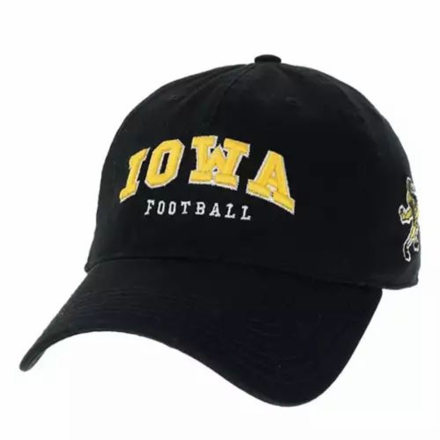 * Legacy Iowa Hawkeyes Old Sport Football Hat Black College Hats & Caps