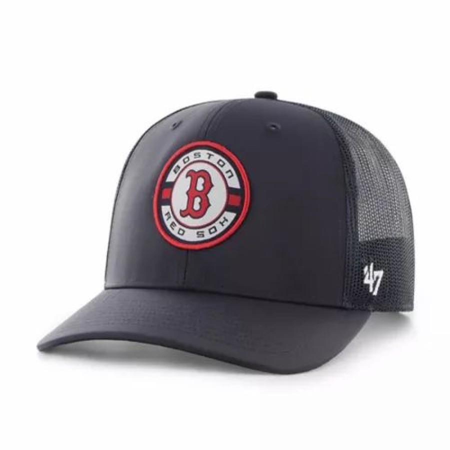 * 47 Brand 47 Brand Boston Red Sox Berm Trucker Hat Navy Mlb Hats & Caps