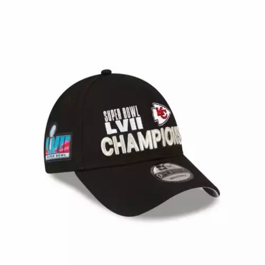 * New Era Kansas City Chiefs Super Bowl Lvii Champions Parade 9Forty Adjustable Hat Black Nfl Hats & Caps