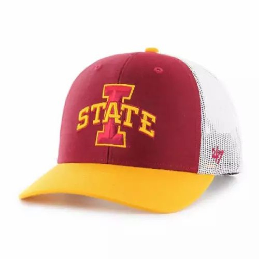 * 47 Brand 47 Brand Iowa State Cyclones Sidenote Hat Black College Hats & Caps