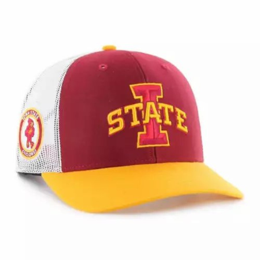 * 47 Brand 47 Brand Iowa State Cyclones Sidenote Hat Black College Hats & Caps