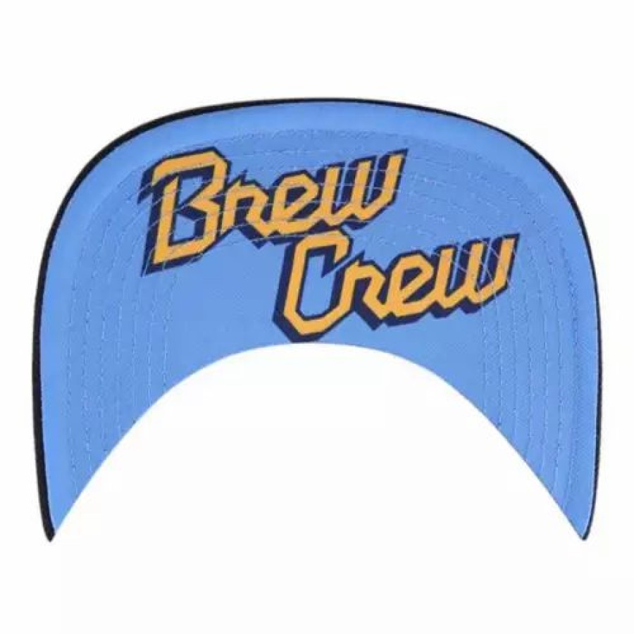 * 47 Brand 47 Brand Milwaukee Brewers City Connect Captain Hat Light Blue Mlb Hats & Caps