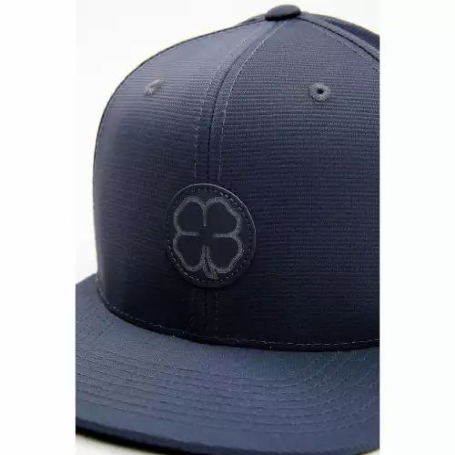 * Men'S Black Clover Sharp Flat Golf Flexfit Hat Grey Hats & Caps